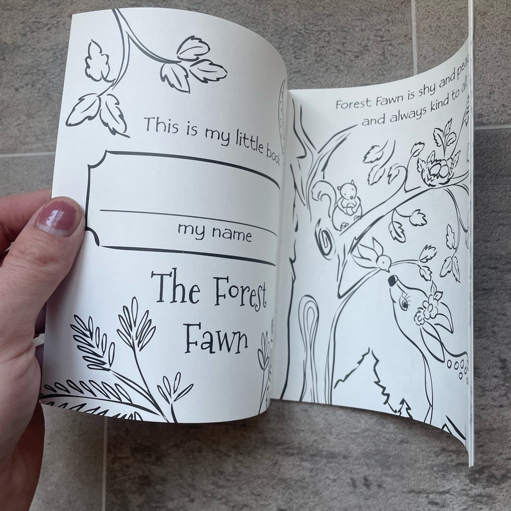 2/$30 Elegant Baby Forest Fawn Book and Toy - Picture 3 of 3
